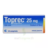 Toprec 25 Mg Comprimés Plq/20 à Paris